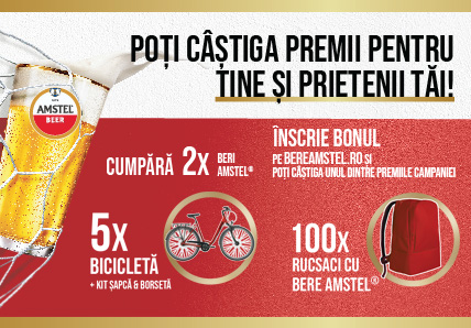 Câștigă cu LaDoiPași și Amstel