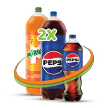 Imagine ofertă: PEPSI/MIRINDA + PEPSI Regular